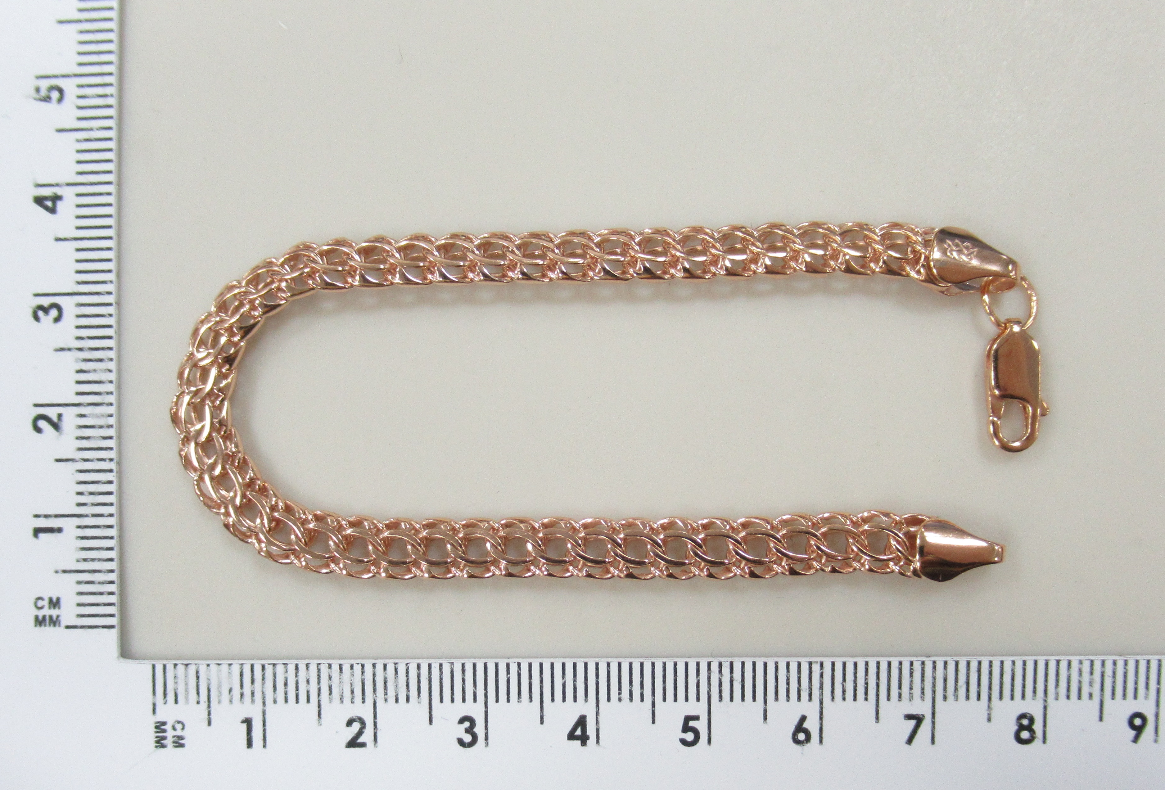 Серебряный браслет плетение "Питон"